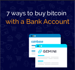 Buy bitcoin with bank account
